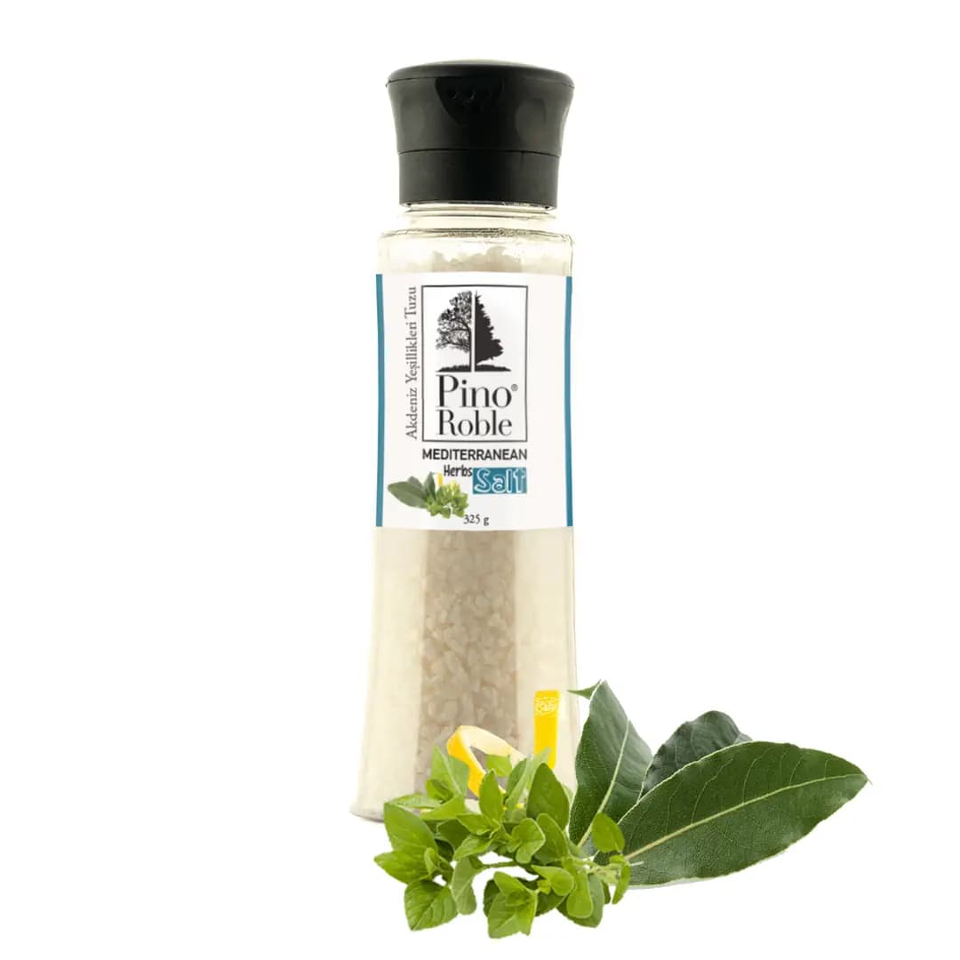 PinoRoble Mediterranean Spiced Grinder Sea Salt