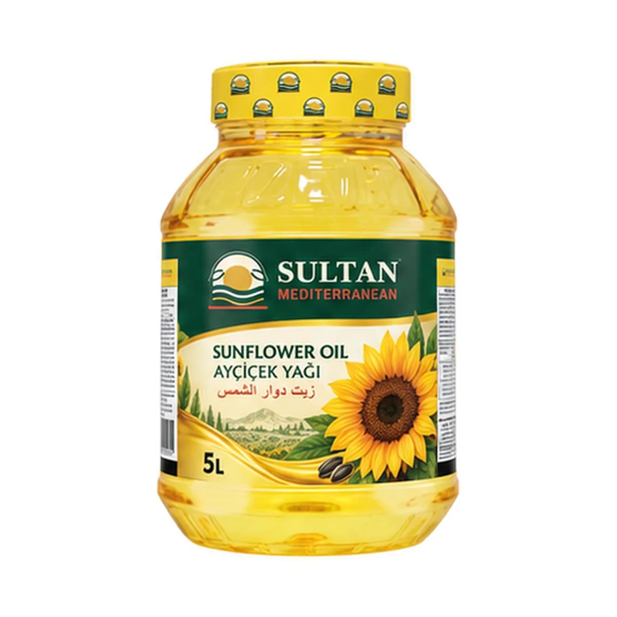 Sultan Sunflower Oil 5 L x 4 Ege Jar