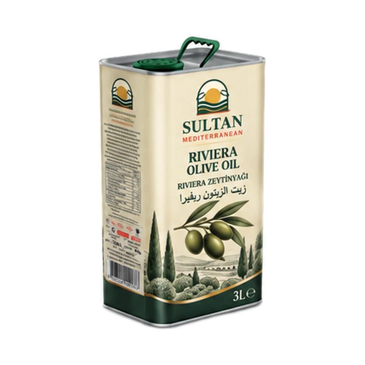 Sultan Riviera Olive Oil 3 L x 4 Tin