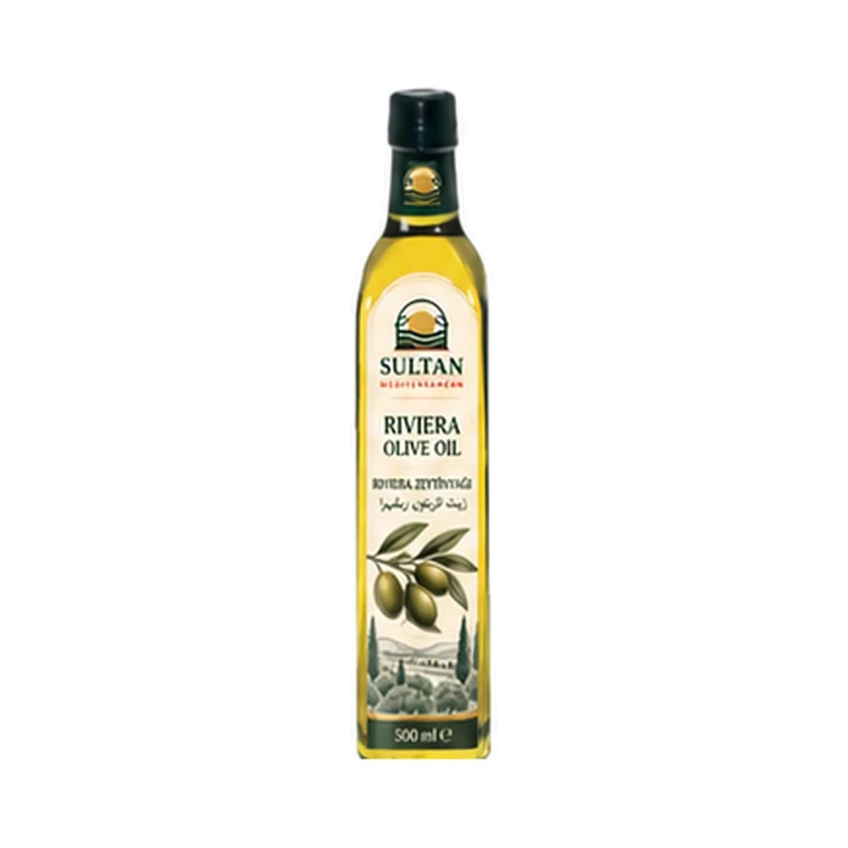 Sultan Riviera Olive Oil 500 ml x 12 Glass Bottle
