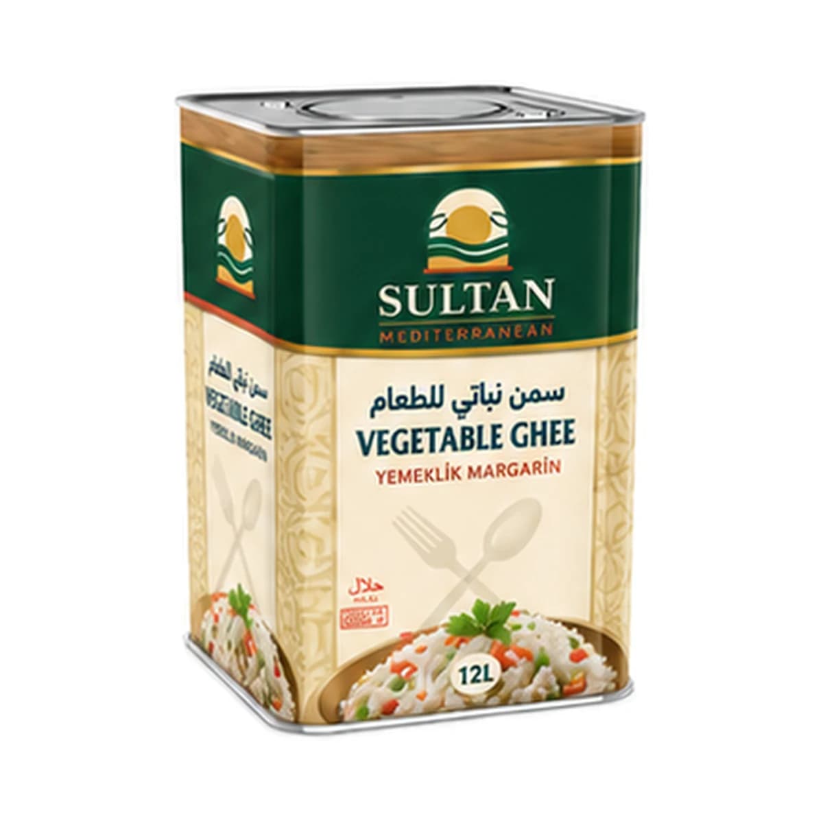 Sultan Vegetable Ghee 12 L x 1 Tin