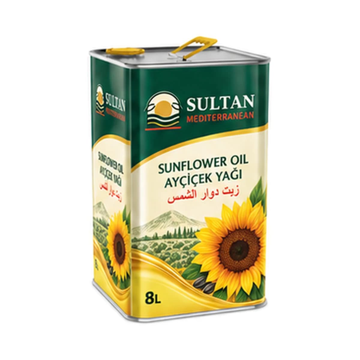 Sultan Sunflower Oil 8 L x 1 Tin