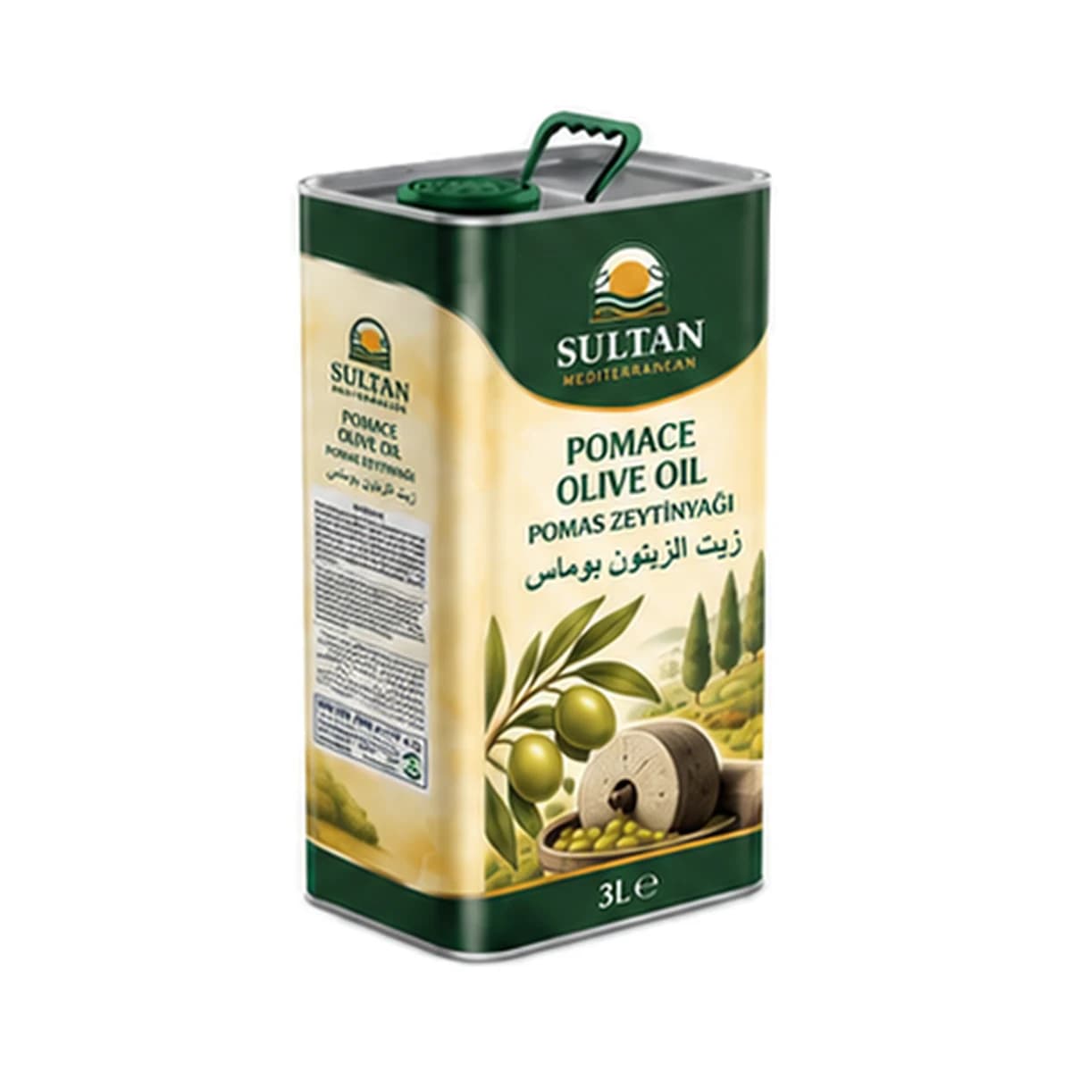 Sultan Pomace Olive Oil 3 L x 6 Tin