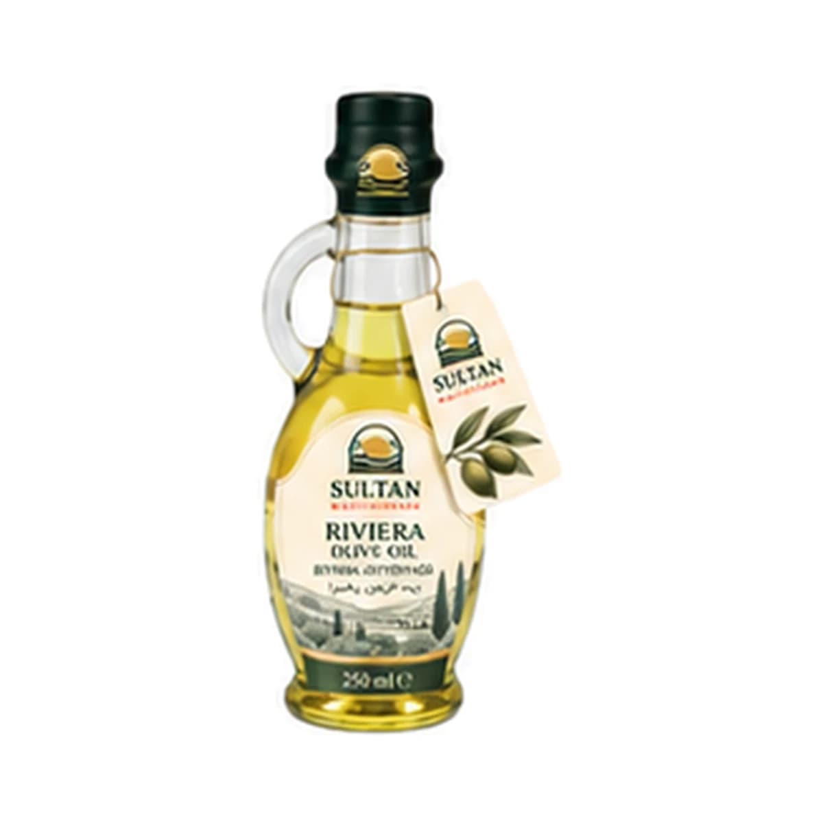 Sultan Riviera Olive Oil 250 ml x 12 Handled Glass