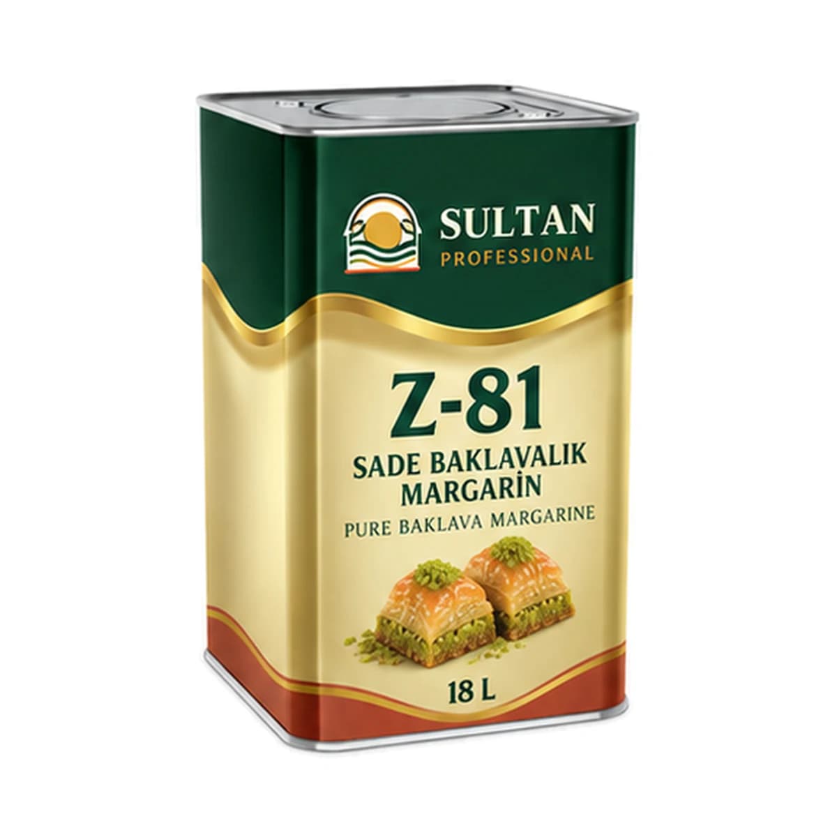 Sultan Z81- Pure Baklava Margarine 18 L x 1 Tin