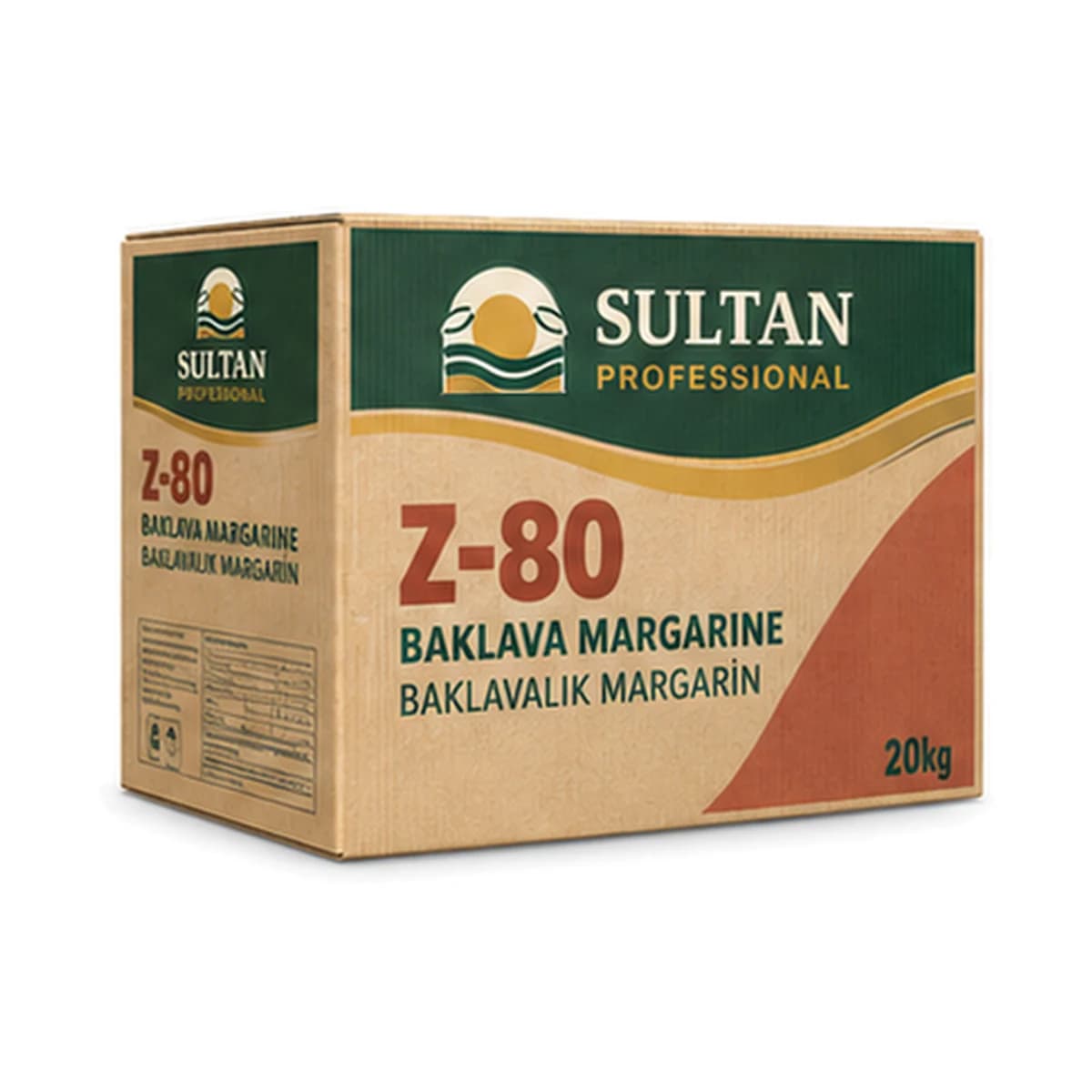 Sultan Z-80 Baklava Margarine 20 kg x 1 Box