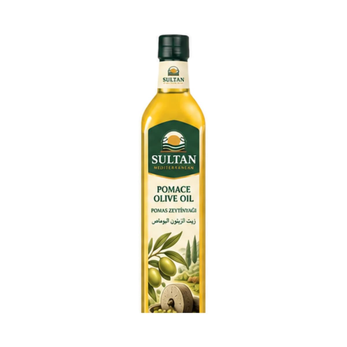 Sultan Pomace Olive Oil 500 ml x 12 Glass Bottle