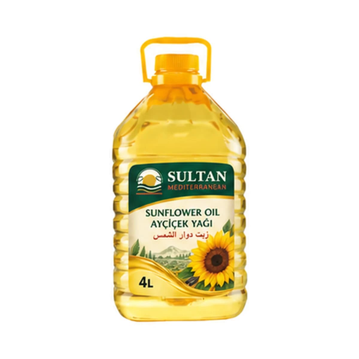 Sultan Sunflower Oil 4 L x 4 PET Demijohn