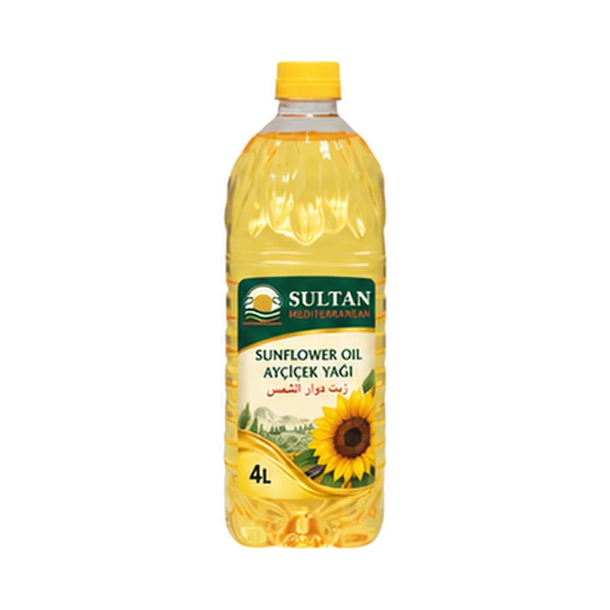 Sultan Sunflower Oil 4 L x 4 PET Demijohn