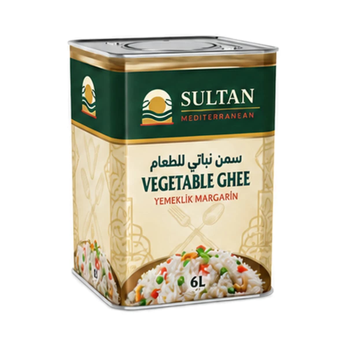 Sultan Vegetable Ghee 6 L x 2 Tin