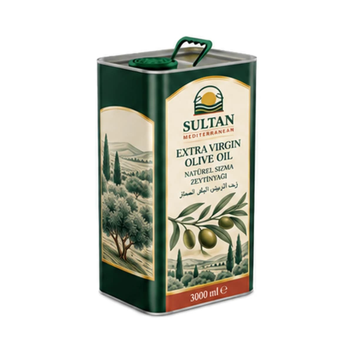 Sultan Extra Virgin Olive Oil 3 L x 4 Tin