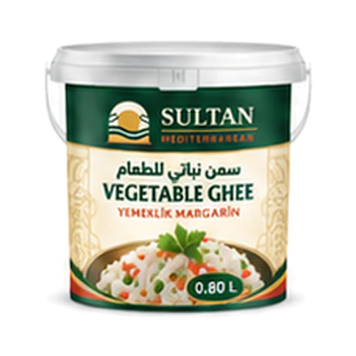 Sultan Vegetable Ghee 0,80 L x 12 Bucket