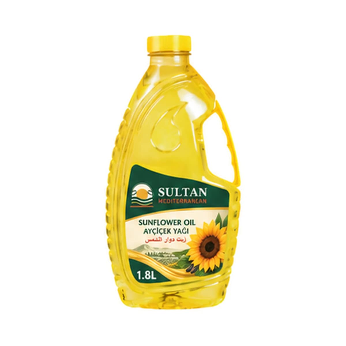 Sultan Sunflower Oil 1.8 L x 6 Handled PET