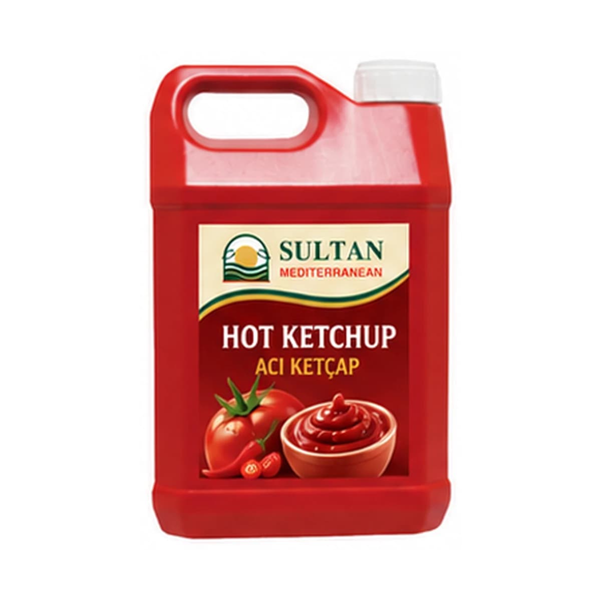 Sultan Ketchup Hot 5 kg x 4 Drum