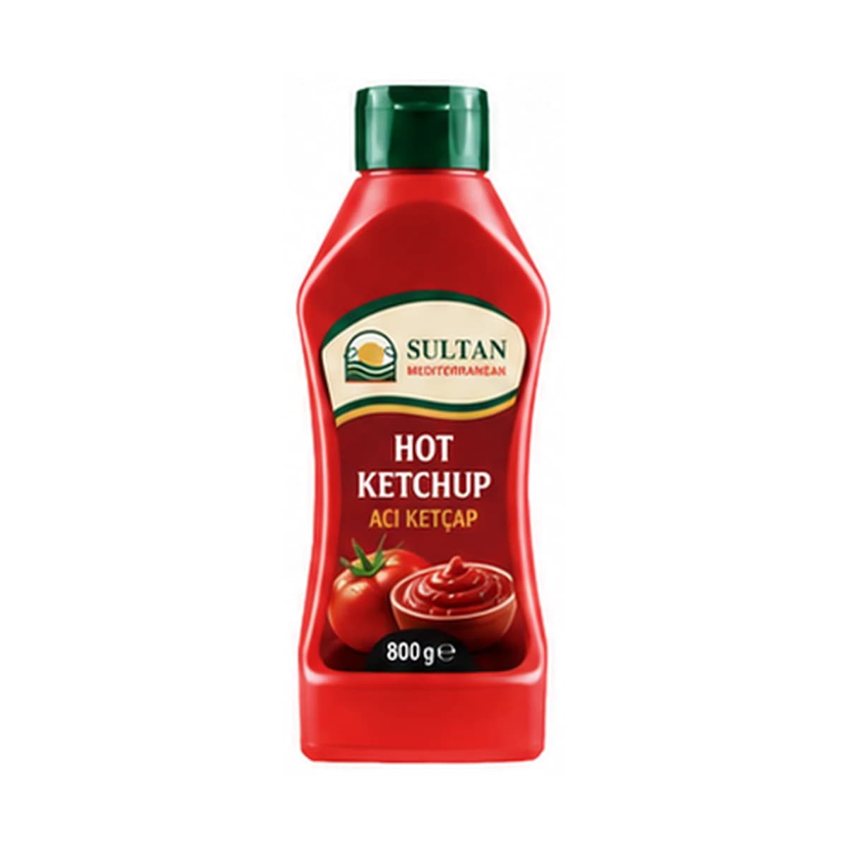 Sultan Ketchup Hot 800 gr x 12 PET Bottle