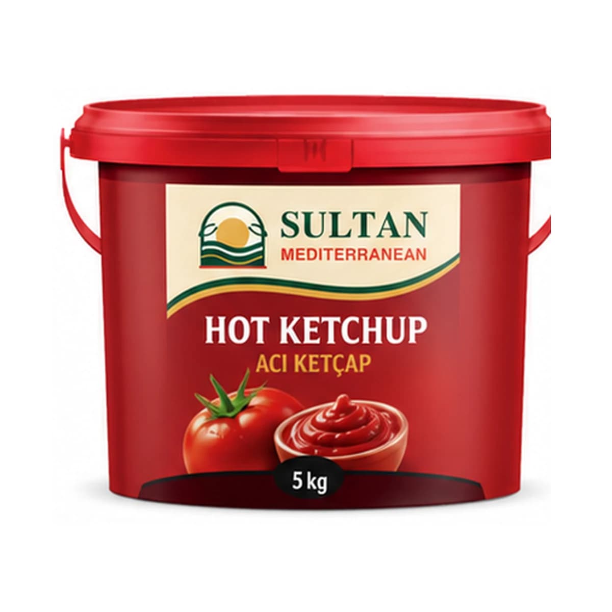 Sultan Ketchup Hot 5 kg x 2 Bucket