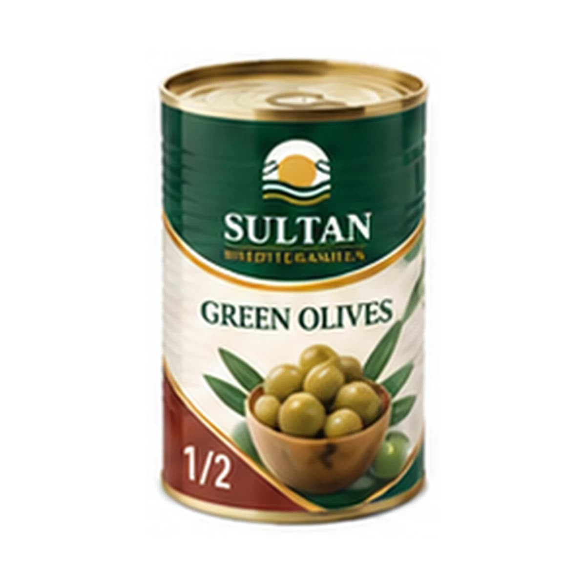Sultan Green Olives 1/2 x 24 Tin