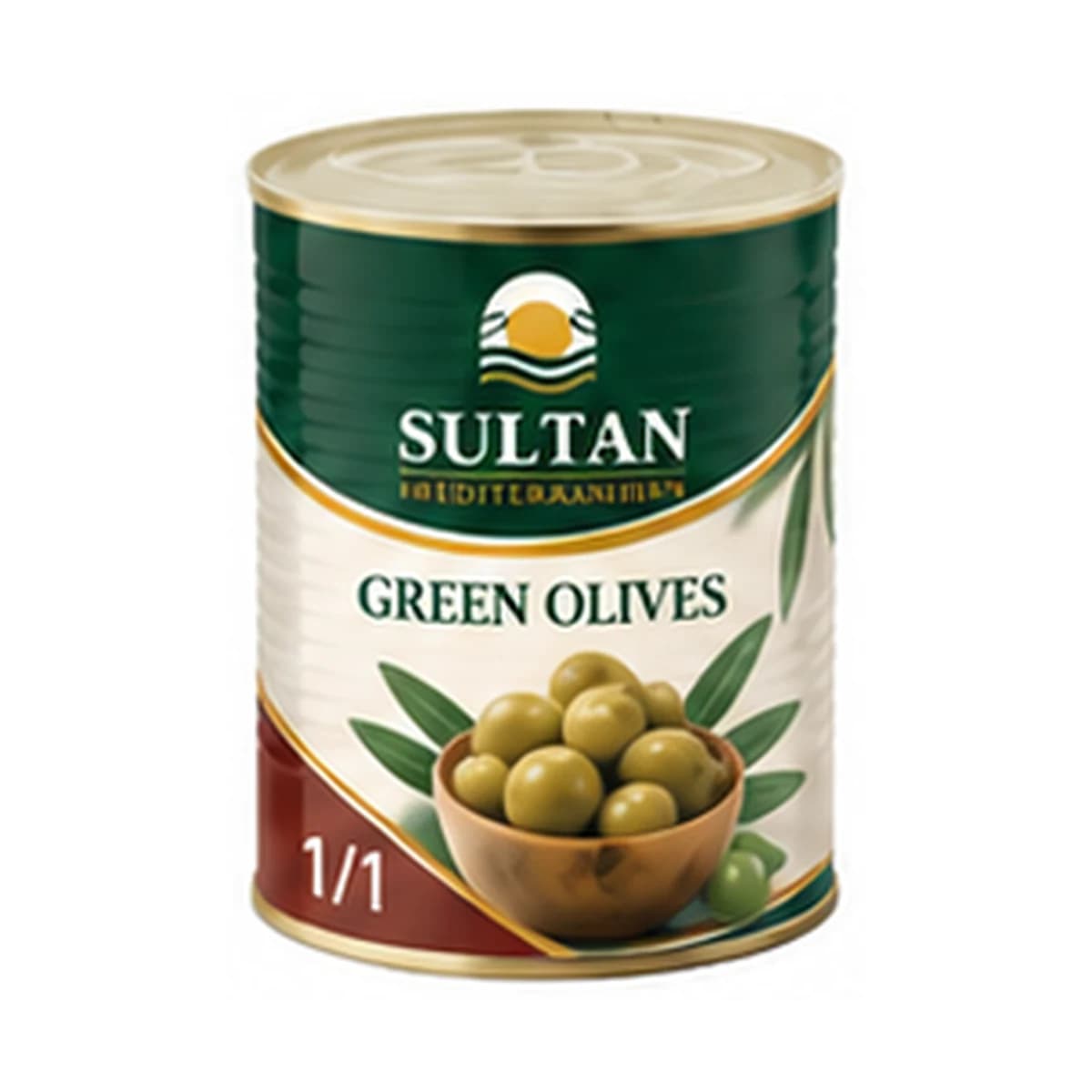Sultan Green Olives 1/1 x 12 Tin