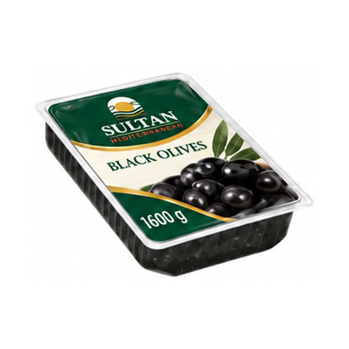 Sultan Black Olives 1600 gr x 6 Vacuum