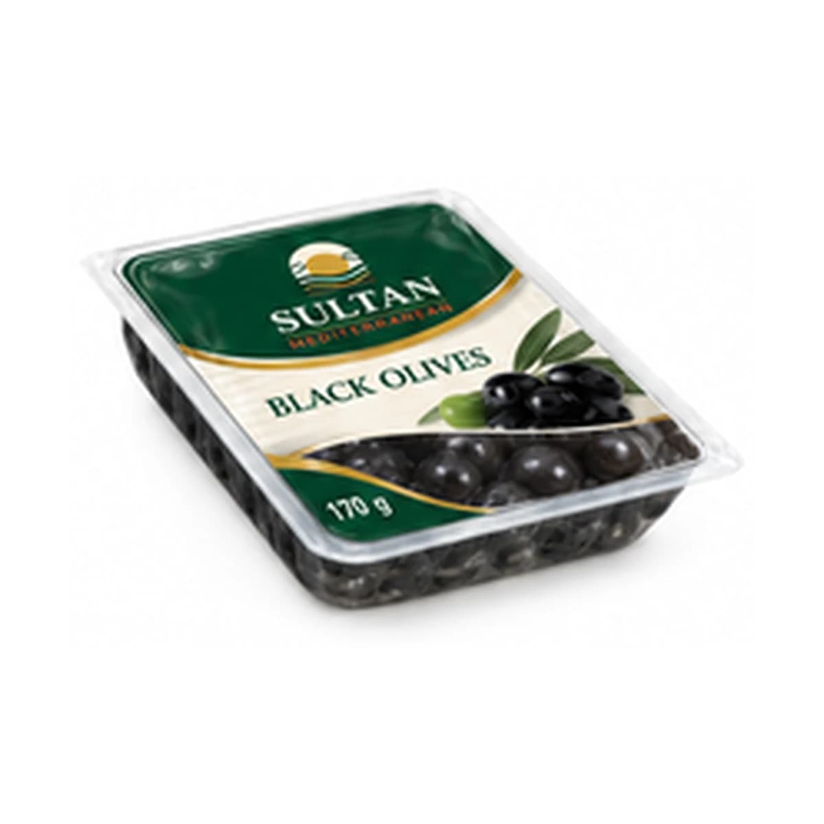 Sultan Black Olives 170 gr x 48 Vacuum