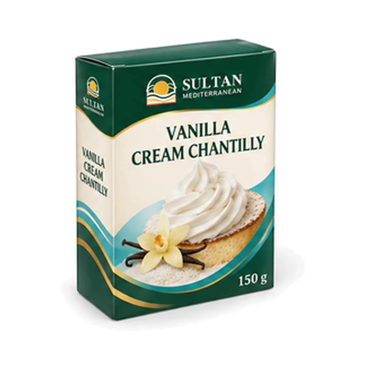 Sultan Cream Chantilly Vanilla 150 gr x 12 Box