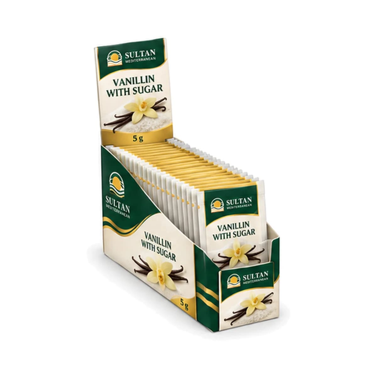 Sultan Vanillin With Sugar 5 gr x 40×12 Bag
