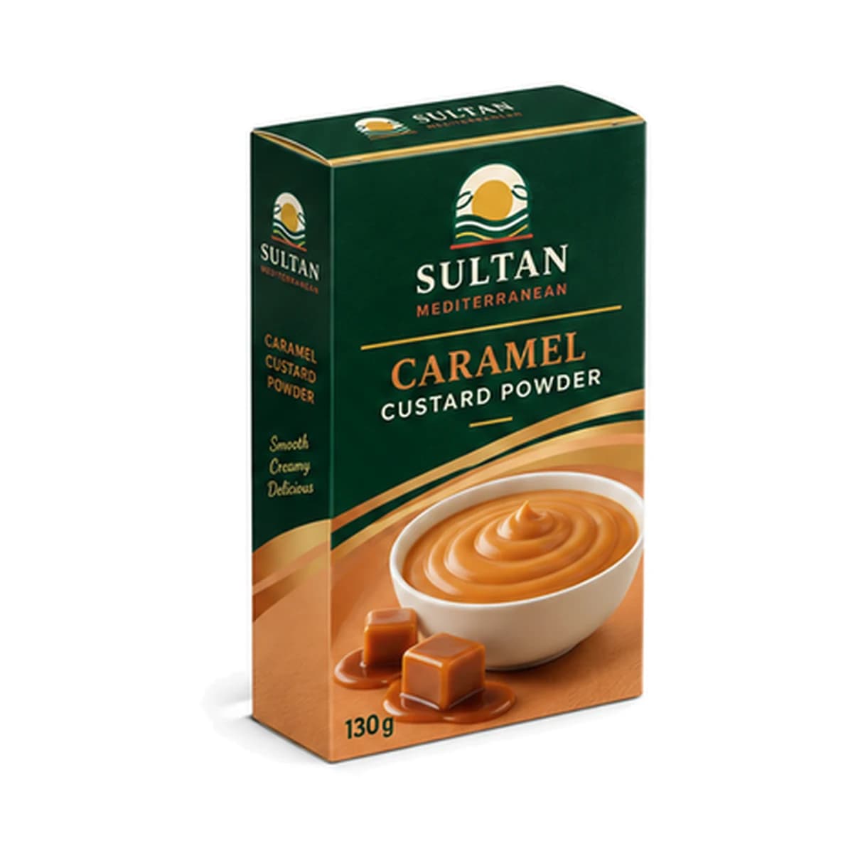 Sultan Custard Powder Caramel 130 gr x 24 Box