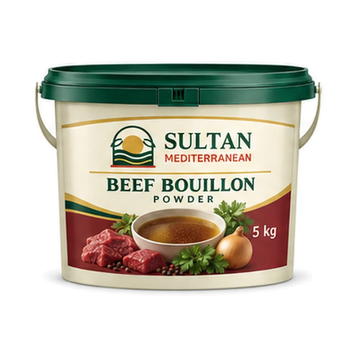 Sultan Beef Bouillon Powder 5 kg x 2 Bucket