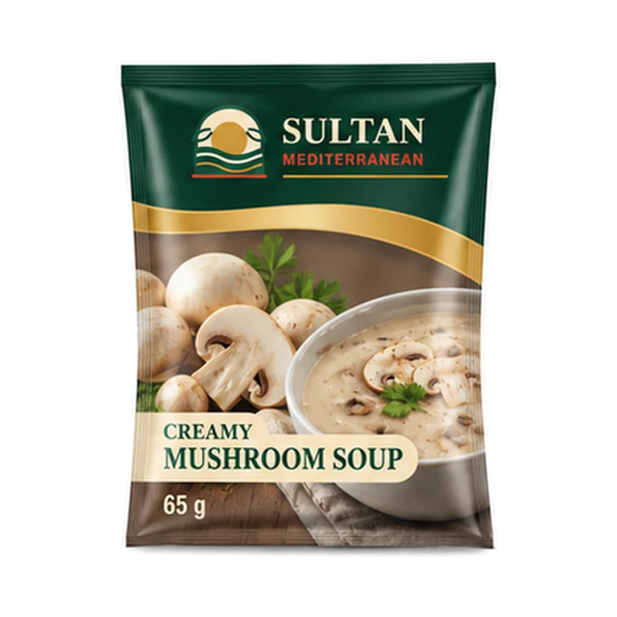Sultan Creamy Mushroom Soup 65 gr x 12×6 Bag