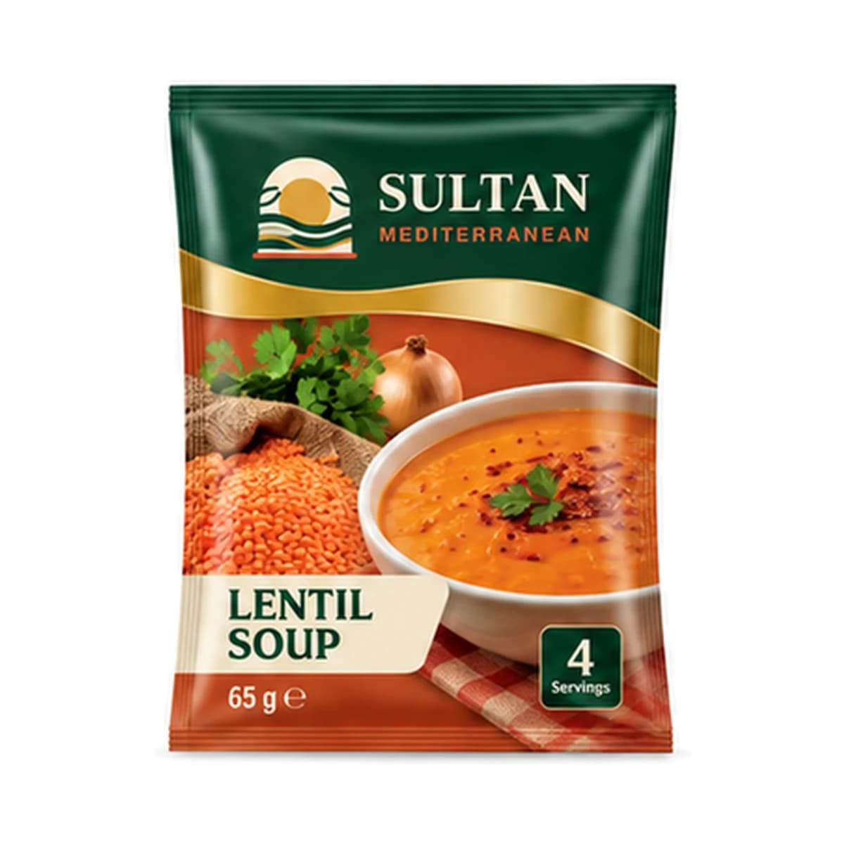 Sultan Lentil Soup 65 gr x 12×6 Bag