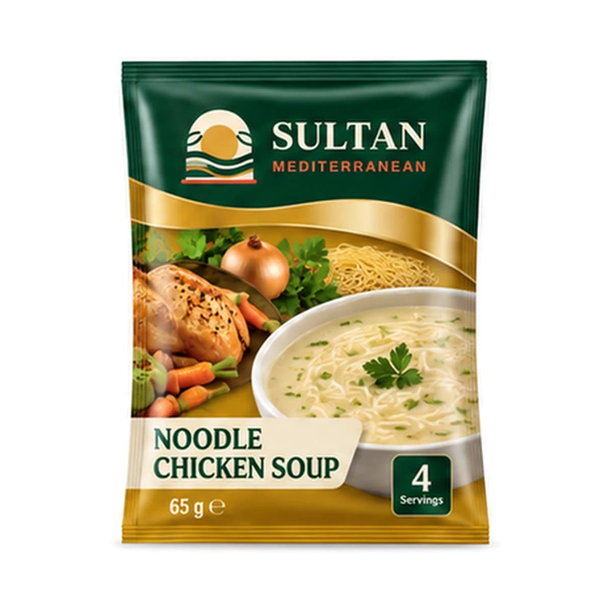 Sultan Noodle Chicken Soup 65 gr x 12×6 Bag