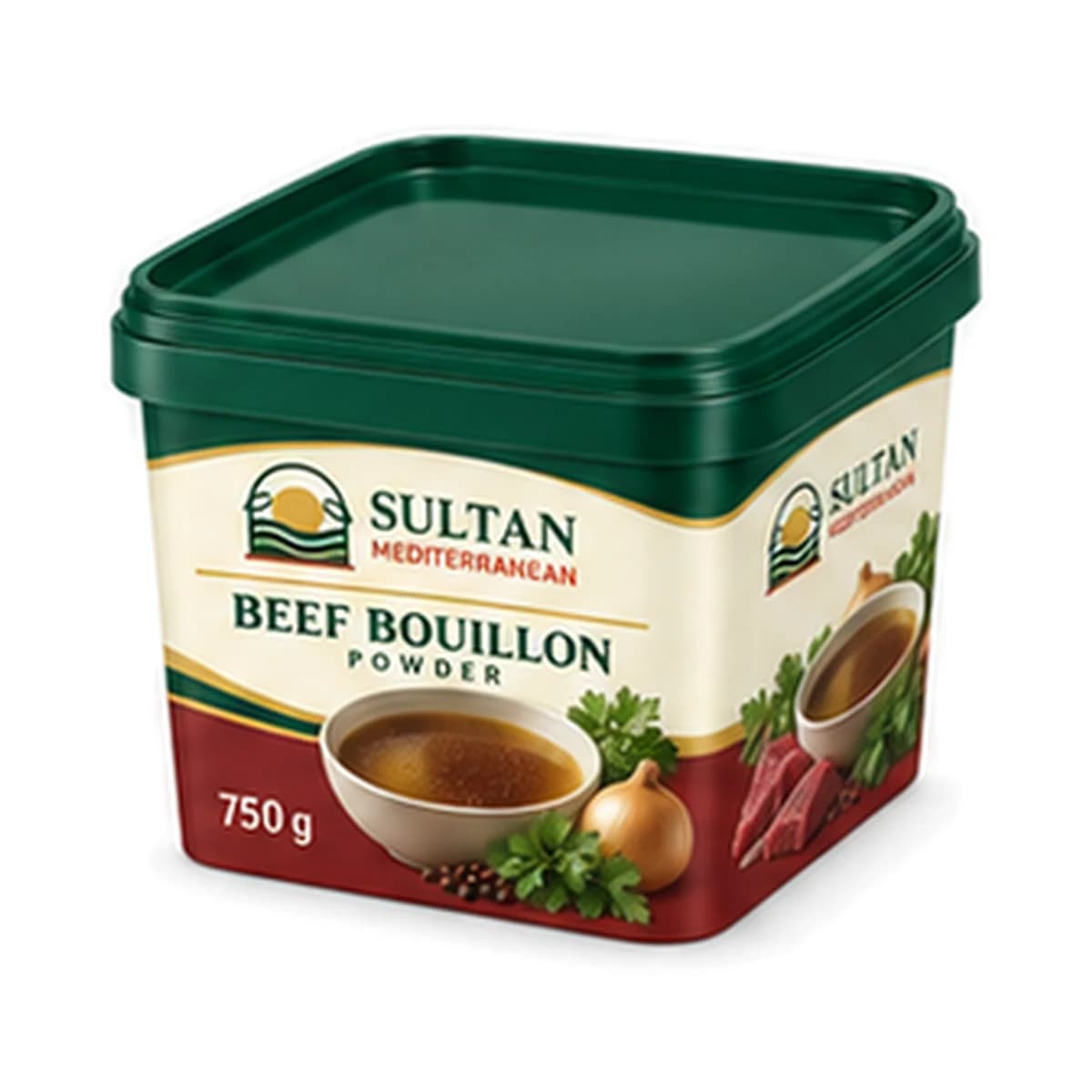 Sultan Beef Bouillon Powder 750 gr x 6 Bowl