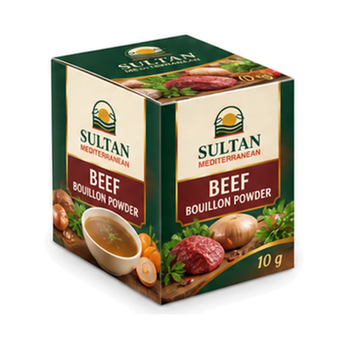 Sultan Beef Bouillon Powder 10 gr x 20×24 Bag