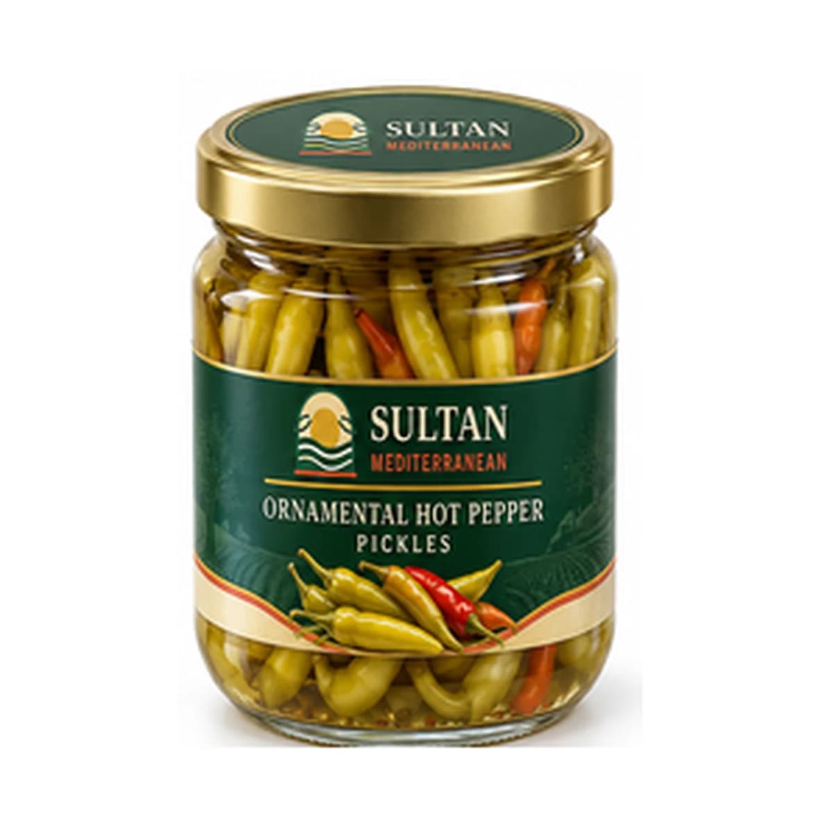 Sultan Ornamental Pepper 300 cc x 12 Glass Jar