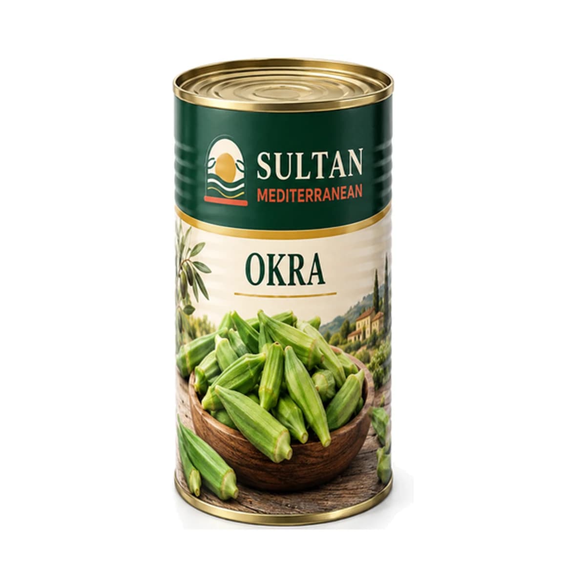 Sultan Okra 5/1 x 4 Tin
