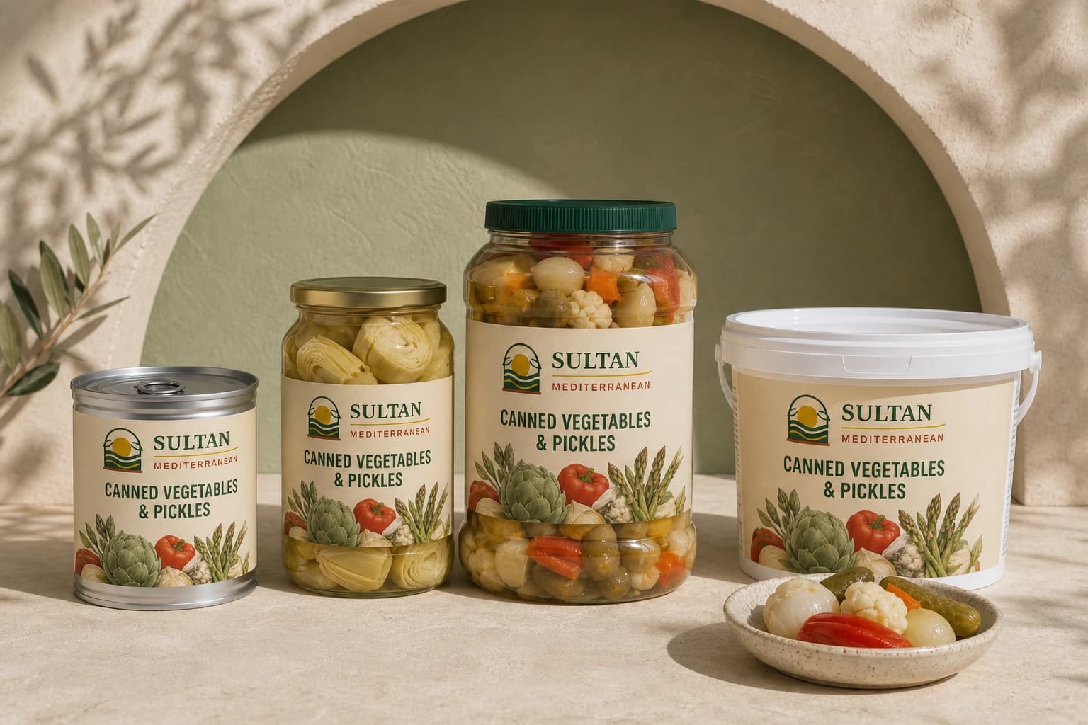 Gemüsekonserven & Pickles packaging collection