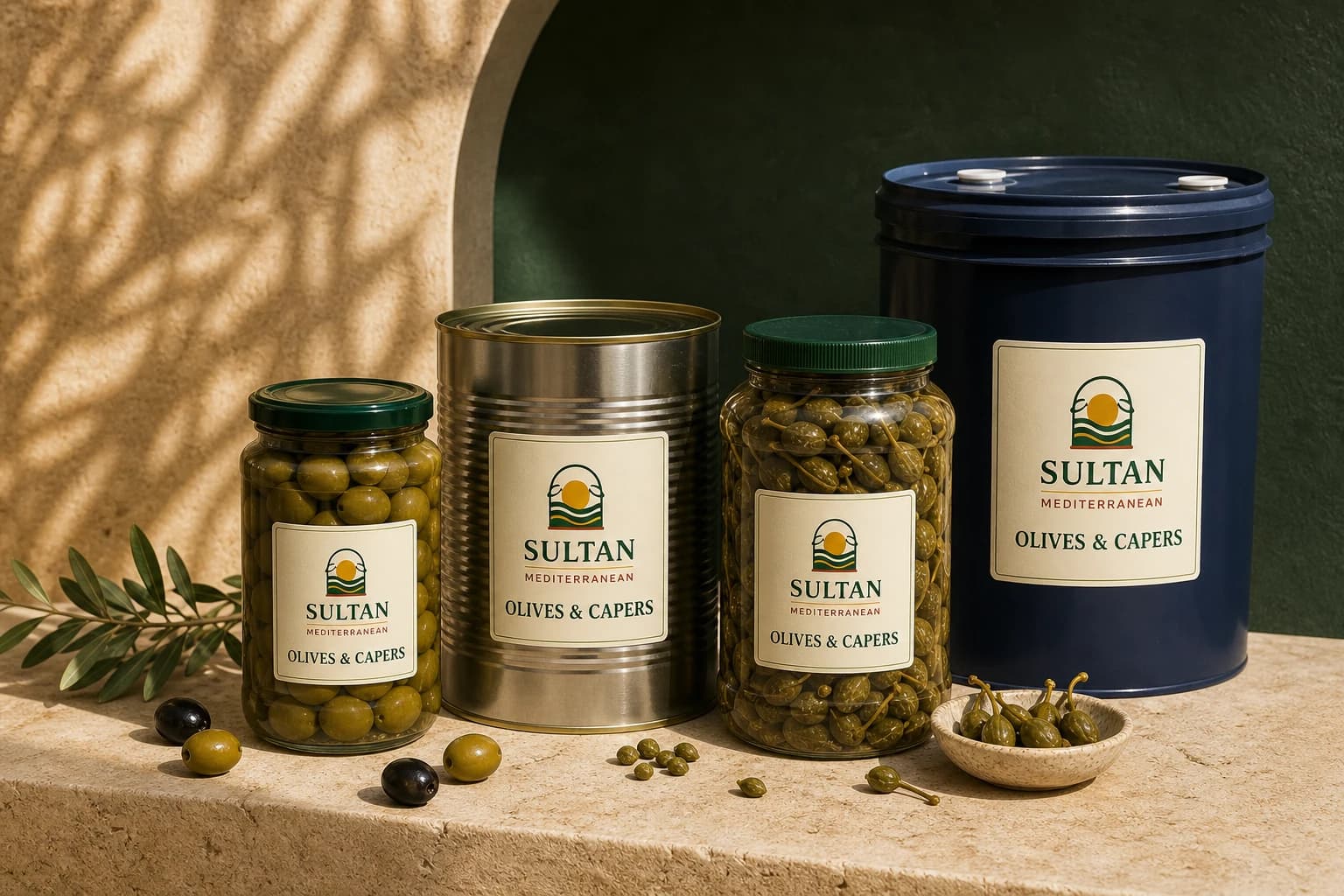 Oliven & Kapern packaging collection