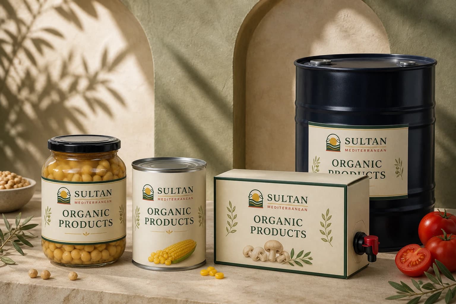 Bio-Produkte packaging collection