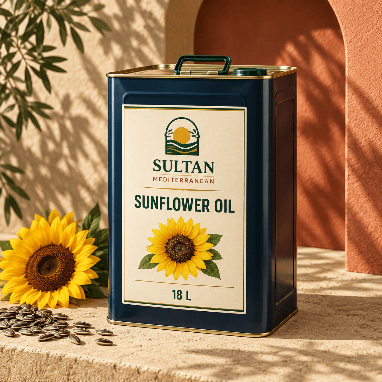 Sultan Sunflower Oil 1 L x 20 PET Bottle