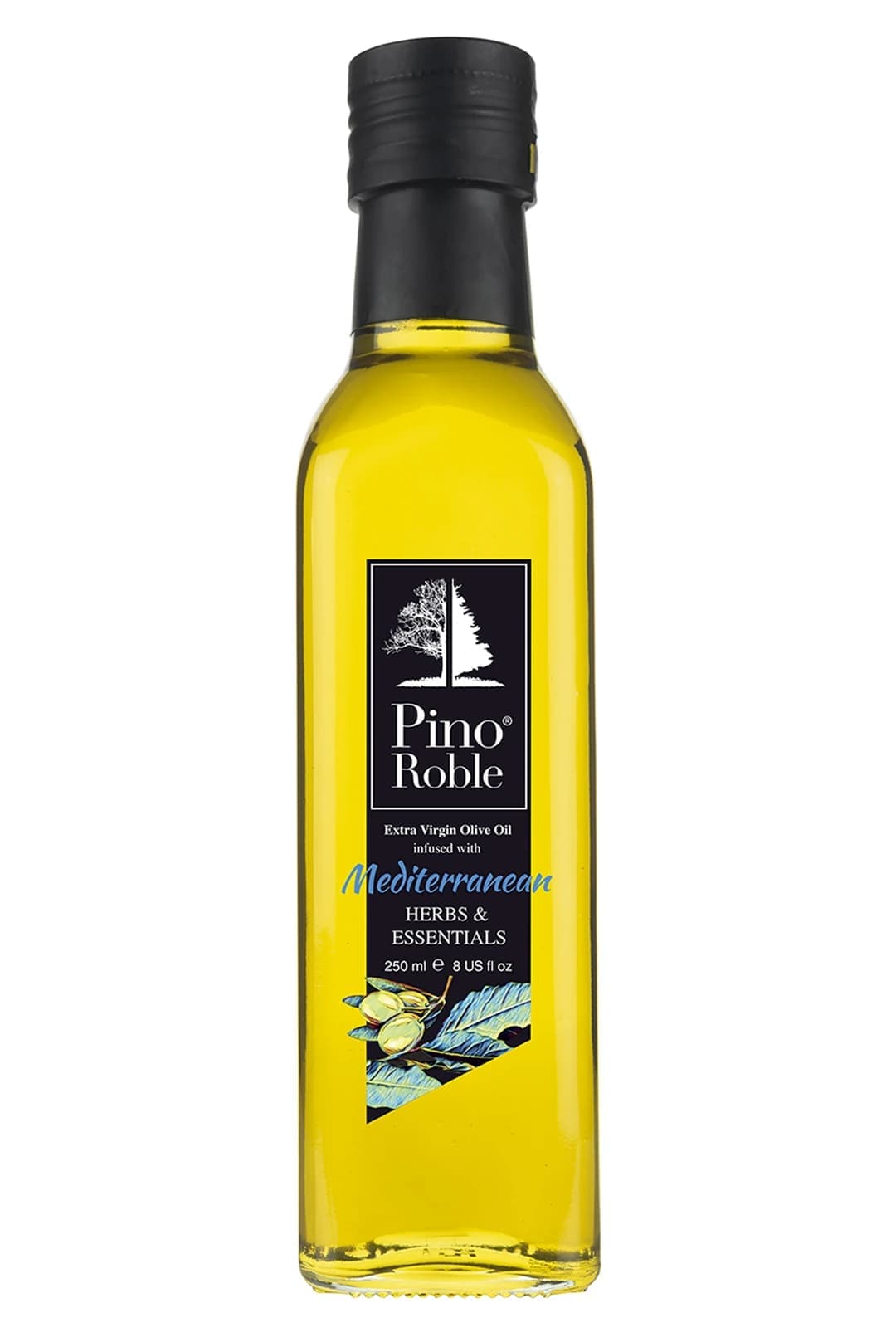 PinoRoble Bay Laurel, Rosemary, Oregano Mediterranean Spices Essential Oil Cold-Pressed Olive Oil 250 ml