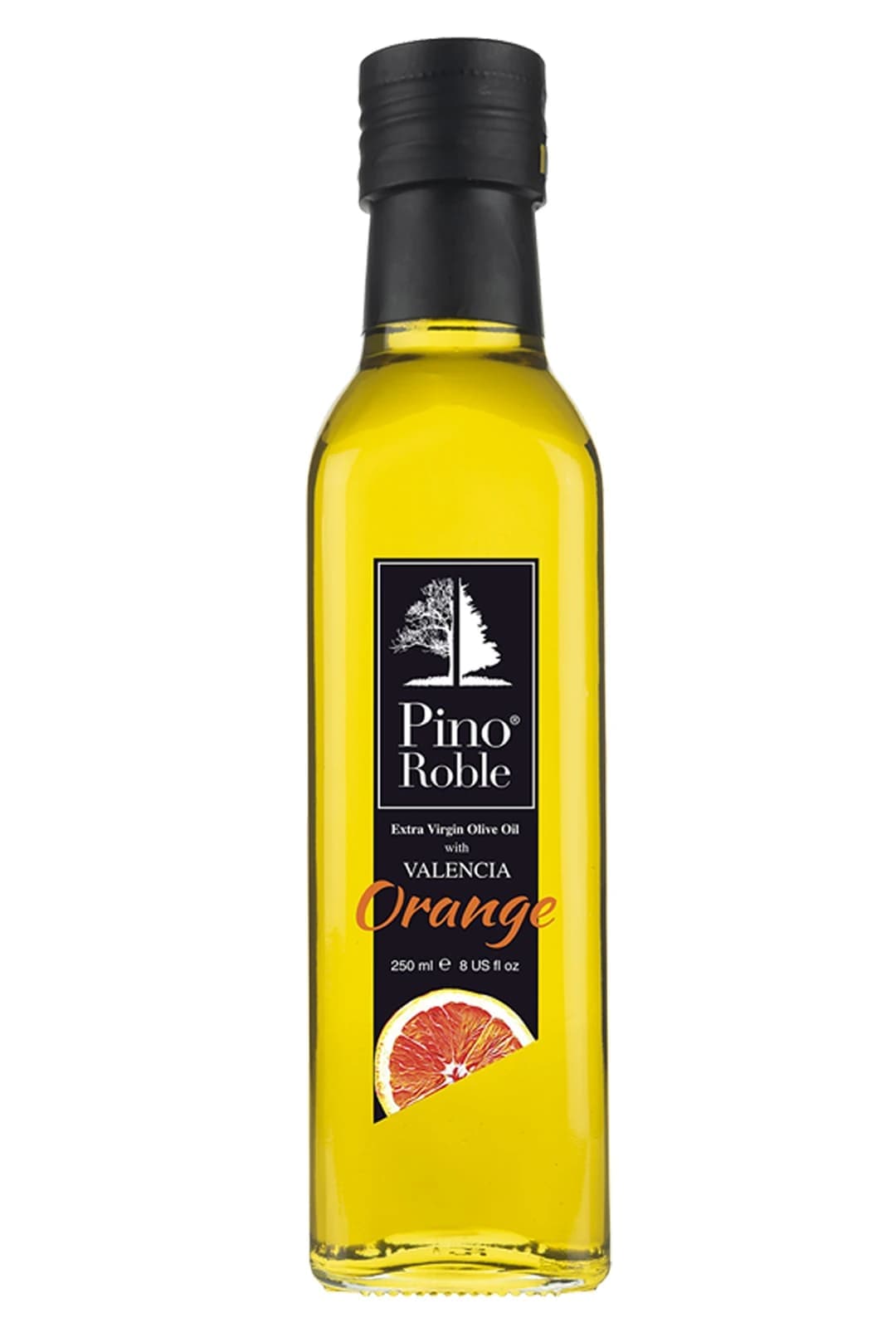 PinoRoble Citrus Flavors Valencia Orange Essential Oil Cold-Pressed Extra Virgin Olive Oil 250 ml