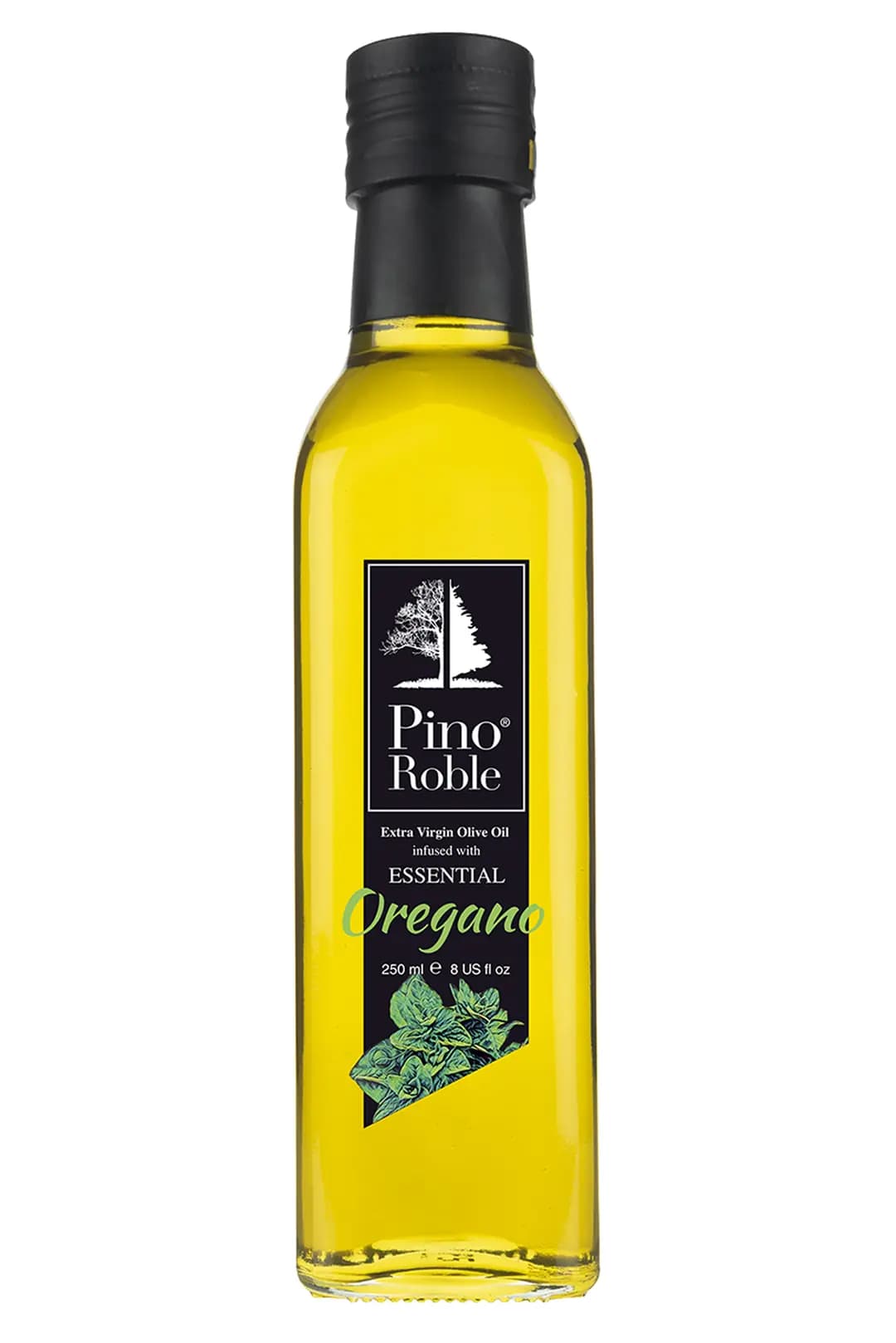 PinoRoble Oregano Kekik Yağlı Gurme Sızma Zeytinyağı 250 ml – %3 Uçucu Yağlı, Soğuk Sıkım