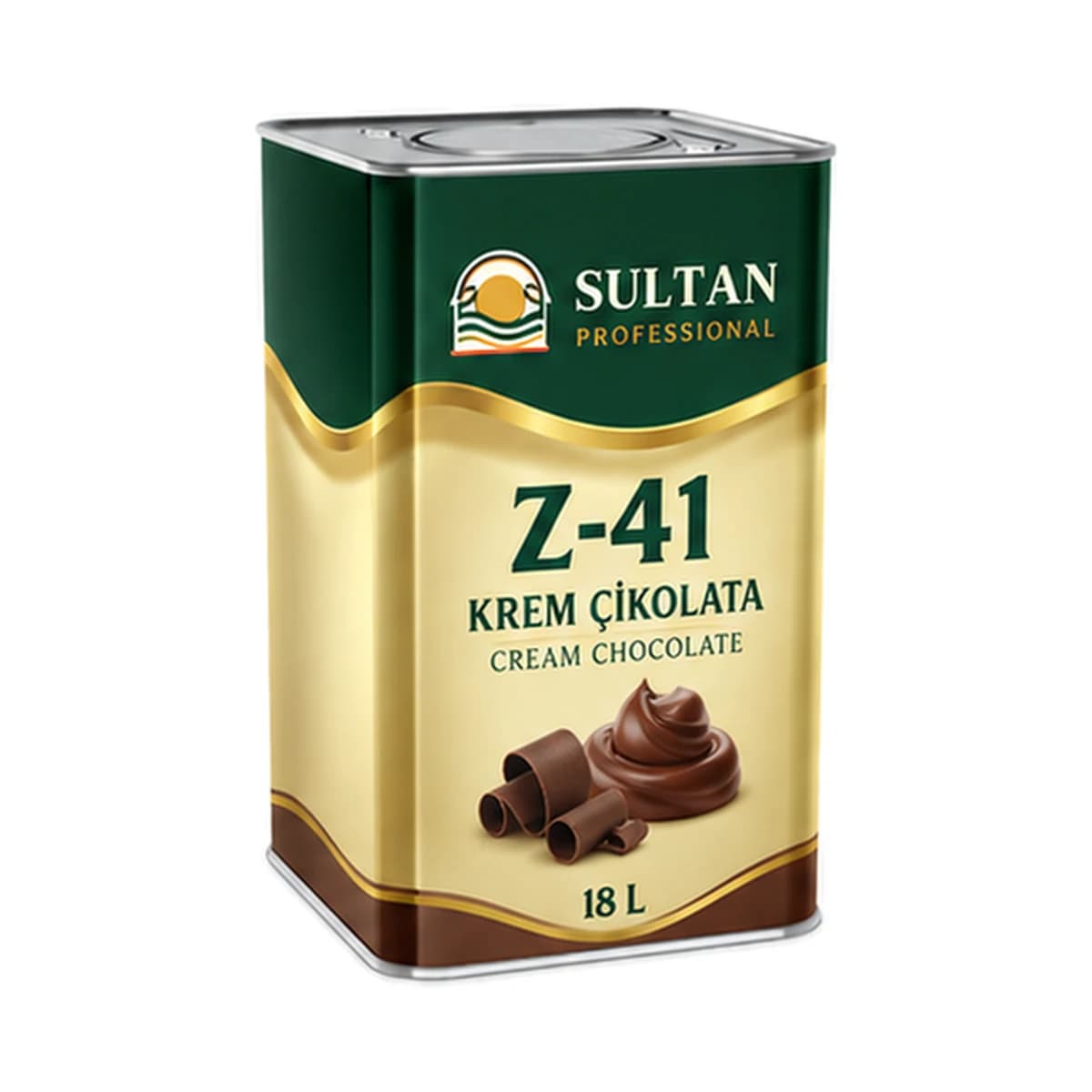 Sultan Z-41 Vegetable Margarine Cream Chocolate 18 L x 1 Tin